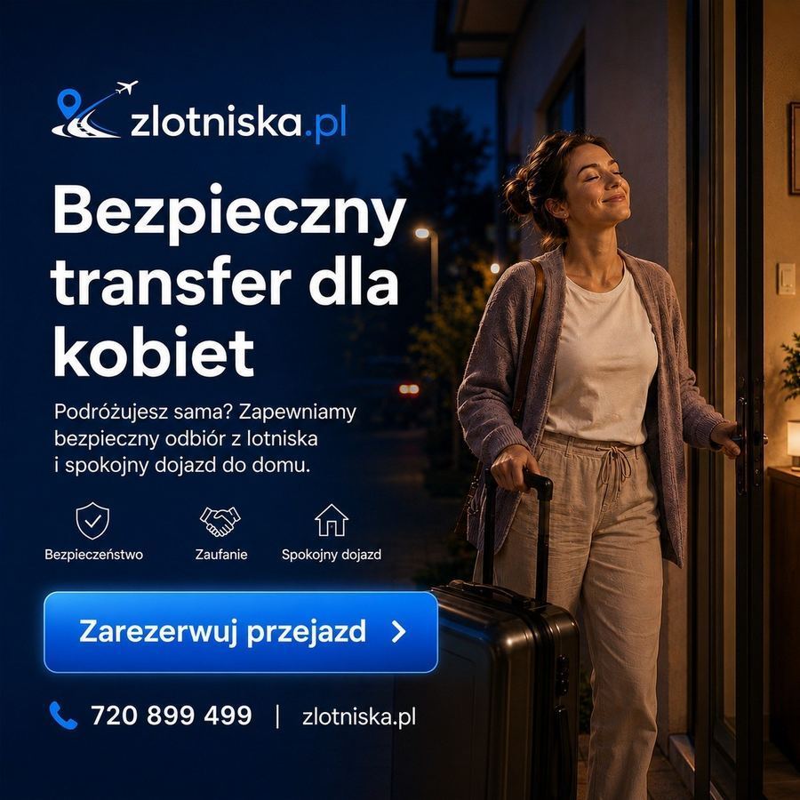 Bezpieczny transfer dla kobiet z lotniska
