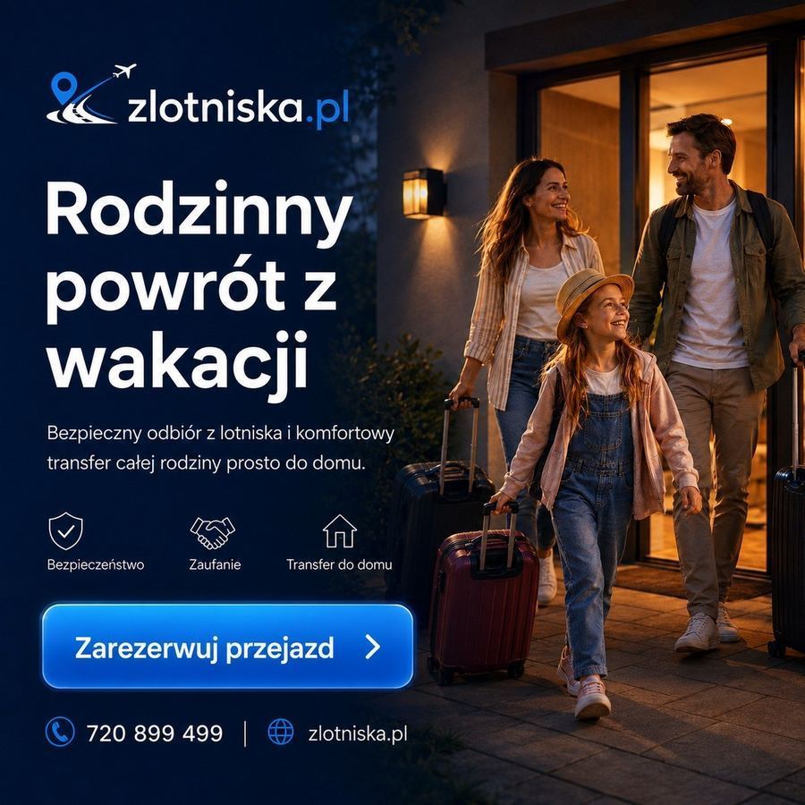Rodzinny powrót z wakacji